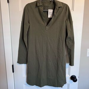 Frank & Eileen Nicole Popover Henley Dress size small NWT